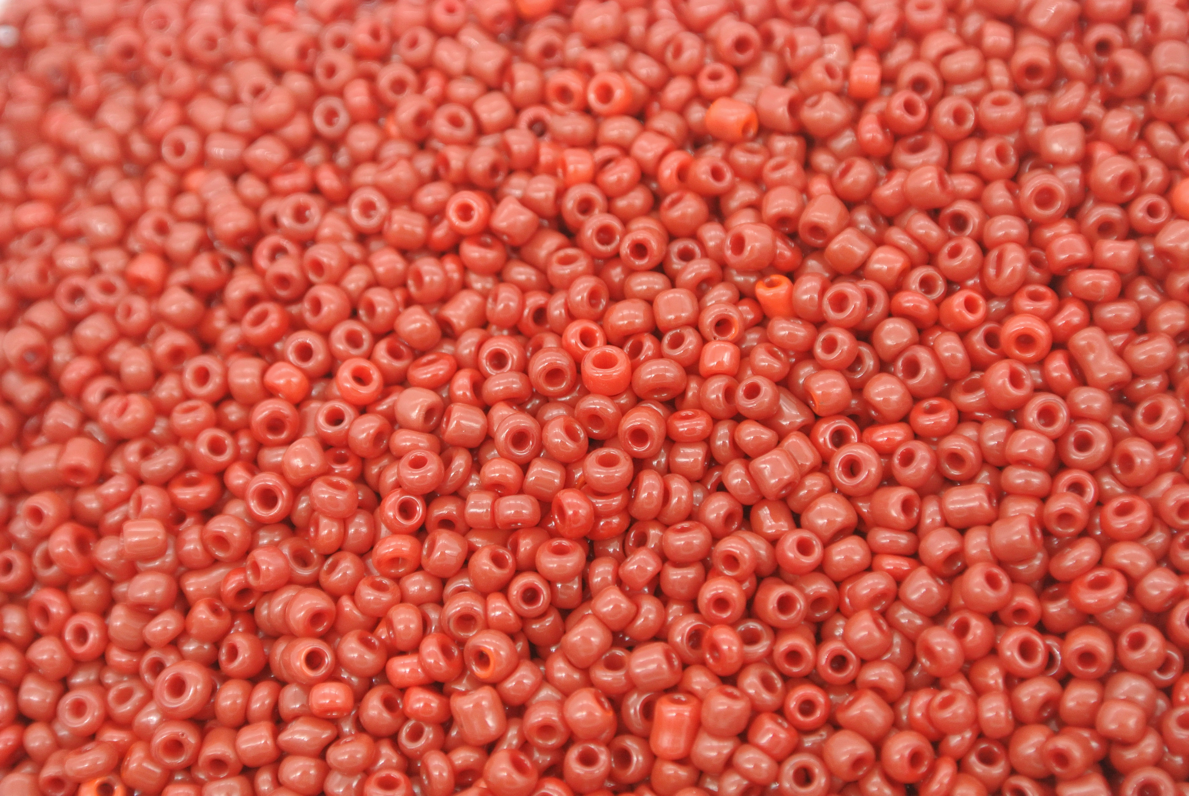 Seed Beads -11/0 size #45 Red 1Pound